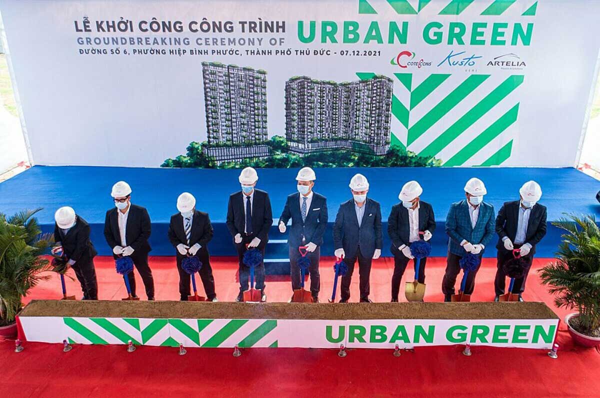 Nghi thuc dong tho du an Urban Green - Urban Green
